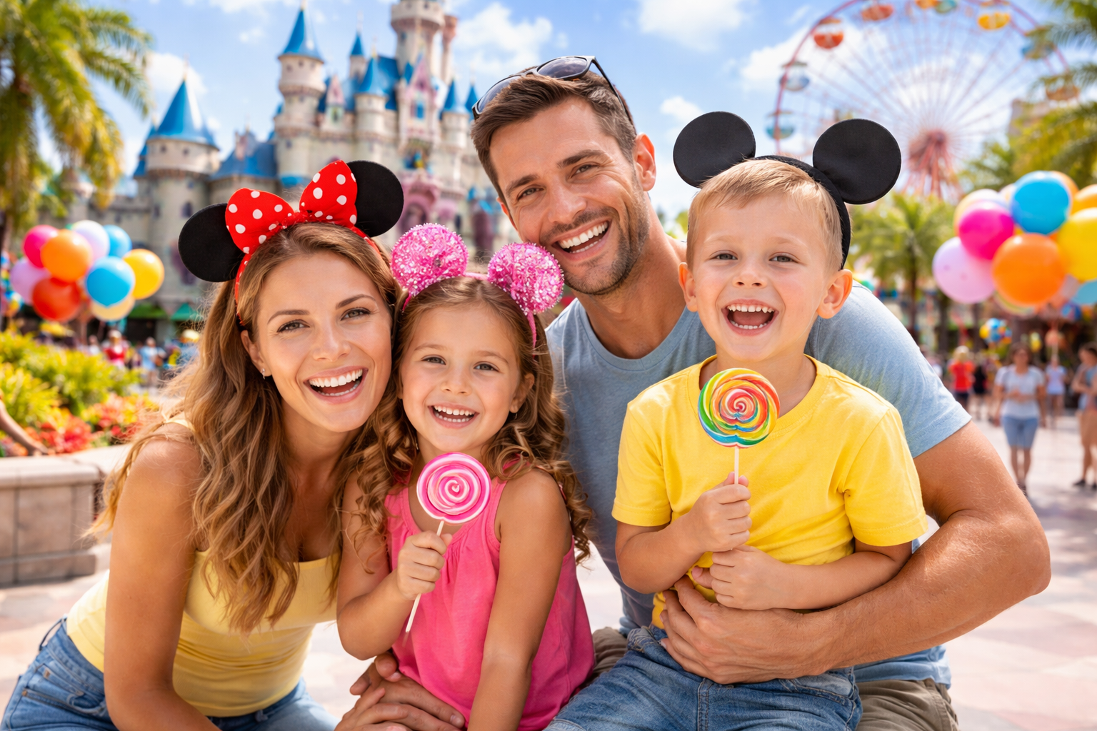 kids theme park family vacation